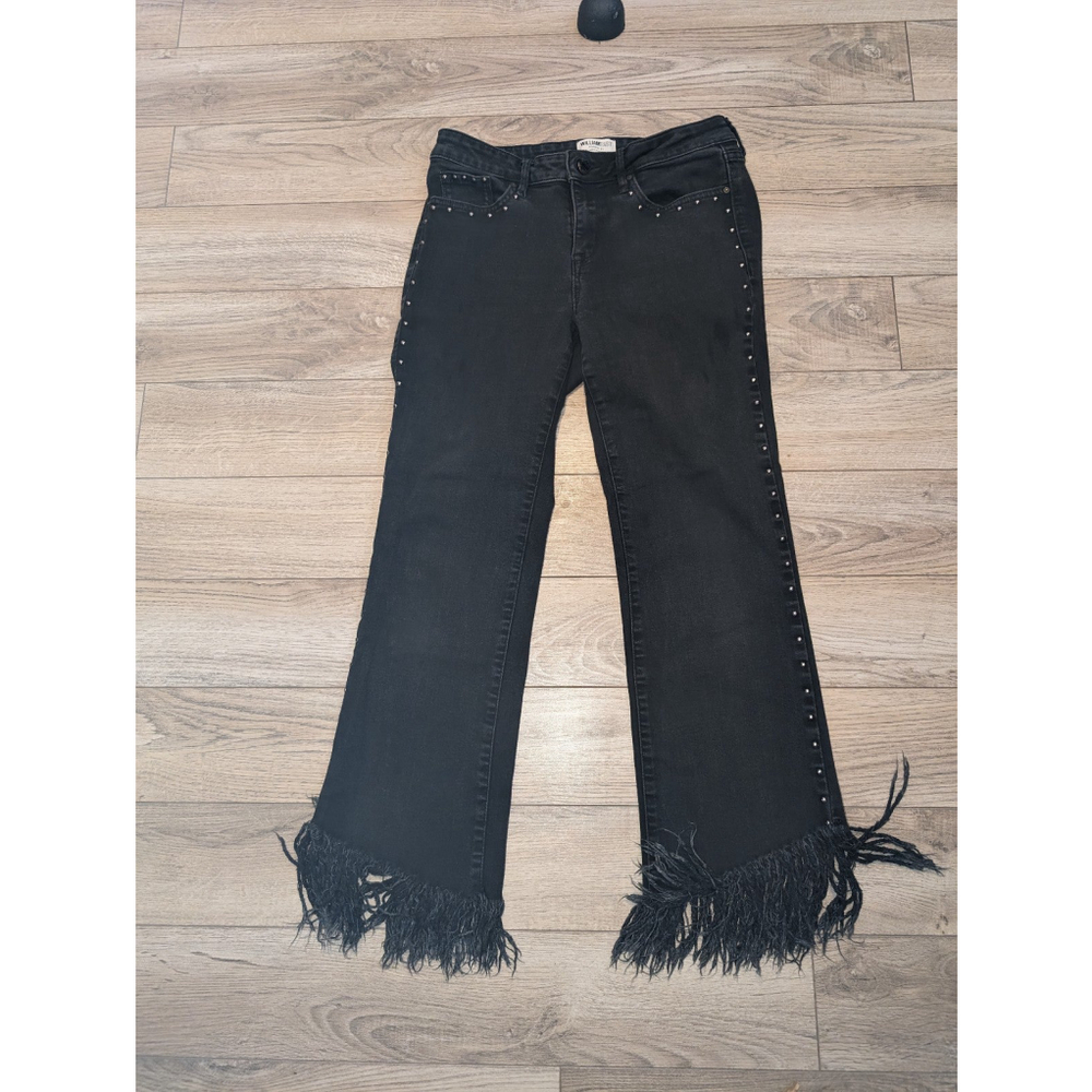 William Rast cropped studded jeans